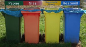 muelltonnen bunt trennung